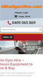 Mobile Screenshot of elitegymhire.com